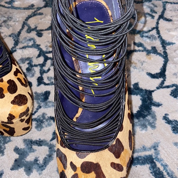 Animal Print Platform Heel’s by London Trash - Picture 3 of 8